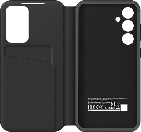 Samsung Smart View Wallet Cover - Sendes til Samsung Galaxy S24 - Sort