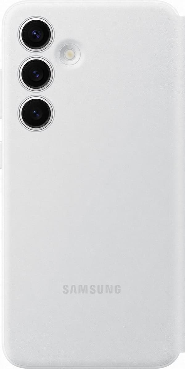 Samsung Smart View Plånboksfodral - Levereras till Samsung Galaxy S24 Plus - Vit