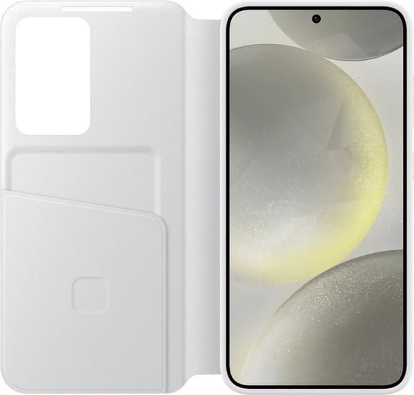 Samsung Smart View Plånboksfodral - Levereras till Samsung Galaxy S24 Plus - Vit