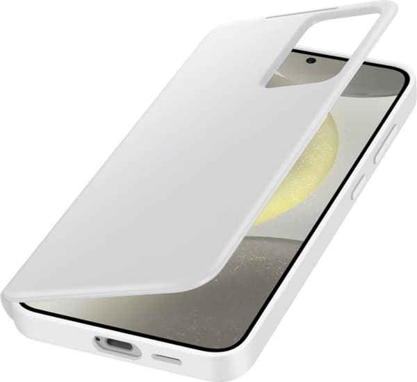 Samsung Smart View Plånboksfodral - Levereras till Samsung Galaxy S24 Plus - Vit