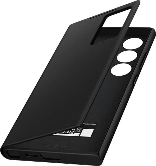 Samsung Smart View Wallet Cover - Sendes til Samsung Galaxy S24 Ultra - Sort
