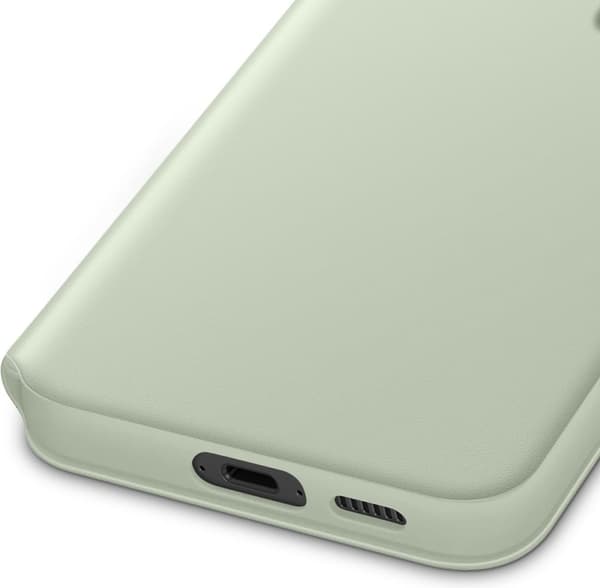 Samsung Smart View Wallet Cover - Sendes til Samsung Galaxy S24 - Lysegrøn