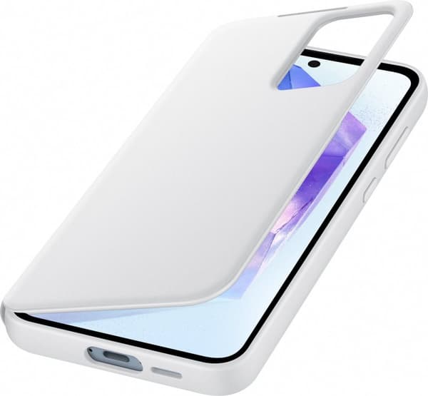 Samsung Smart View Wallet Cover - Galaxy A55 5G - Hvid
