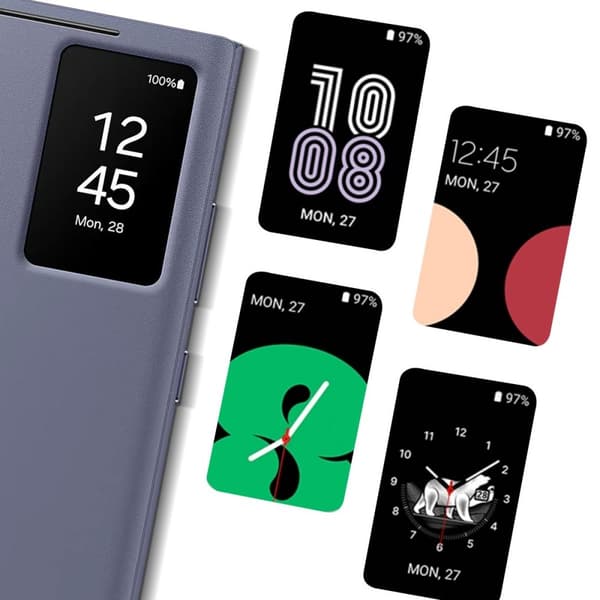 Samsung Smart View Plånboksfodral - Levereras till Samsung Galaxy S24 Ultra - Lila