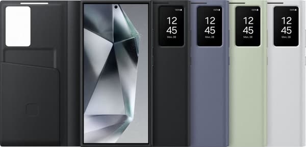 Samsung Smart View Plånboksfodral - Levereras till Samsung Galaxy S24 Ultra - Lila