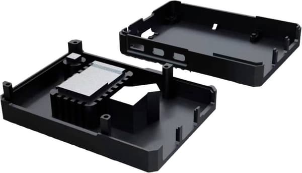 Joy-IT RB-AlucaseP5-09 SBC-hus lämpligt för utvecklingssatser Raspberry Pi inkl (RB-AlucaseP5-09)