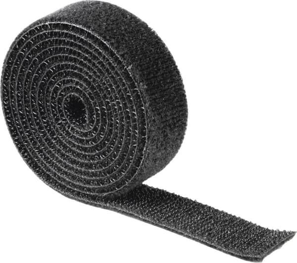 Hama Dobbeltsidet velcrobånd, universal, 1,9 x 100 cm, sort