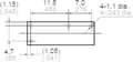 Miniatyrbillede 2 af 3: Panasonic ALDP124 Printrelæ 24 V/DC 5 A 1x NO 1 stk.