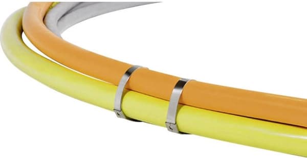 Hellermann Tyton 111-01550. Materiale: Rustfrit stål, Farve på produkt: Metallisk, Maximum bu