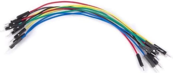 Wire Jumper Sæt - 1 Pin han til han - 5,9" (15 Cm) - 10 stk.