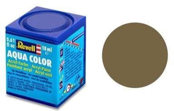 Revell Aqua #86 Olivbrun - Matt - RAL7008 - Akryl - 18ml Tillgänglig burk