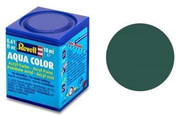 Revell Aqua #48 Sea Green - Mat - RAL6028 - Akryl - 18ml Tilgængelig krukke