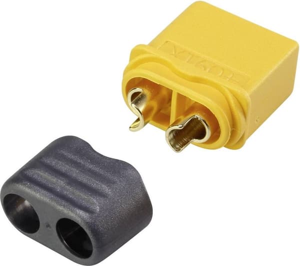 Reely RE-6702309 Batteripakkestik XT60H Forgyldt 1 stk.