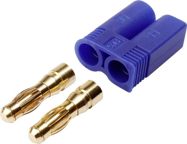 Reely 1373225 Batteripakkestik EC5 Forgyldt 1 stk.