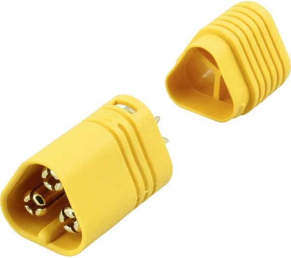 Reely RE-6679716 Batteripakkestik MT60 Forgyldt 1 stk.
