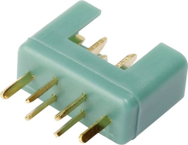 Reely RE-6799053 Batteripakkestik MPX Forgyldt 1 stk.