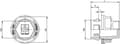 Miniatyrbillede 2 af 2: LAPP SKINTOP® CLICK BLK M25 LGY Blindprop M25 Polyamid Grå-hvid (RAL 7035) 1 stk.