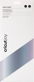Miniatyrbild 1 av 9: Cricut Joy Smart Label - skriven vinyl - permanent - silver - 14x33cm - 4 täckta