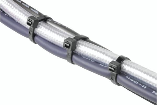 Hama kabelbindersæt, 2,5 x 100/150/200 mm, sort, 150 styk (00221002)