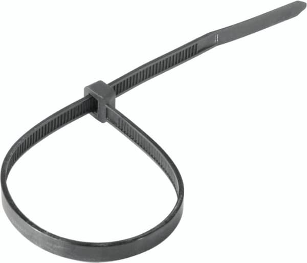 Hama kabelbindersæt, 2,5 x 100/150/200 mm, sort, 150 styk (00221002)