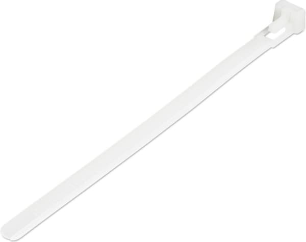 StarTech 150mm Hvid Genanvendelige Kabelbindere 100 stk