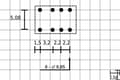 Miniatyrbillede 2 af 3: Fujitsu FTR-B3 CA 12V trykt relæ 12 V/DC 2 A 2x skiftekontakt 1 stk.
