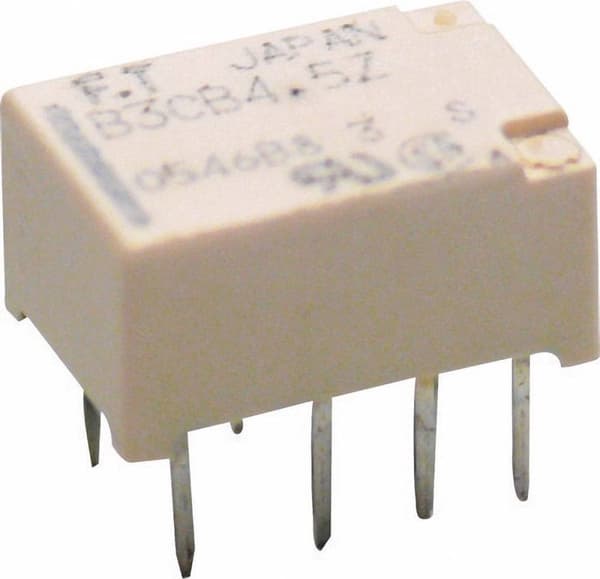 Fujitsu FTR-B3 CA 24V trykt relæ 24 V/DC 2 A 2x skiftekontakt 1 stk.