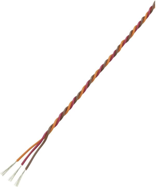 Reely Servo Core [1x åben kabelende - 1x åben kabelende] 5,00 m 3 x 0,17 mm² ledninger
