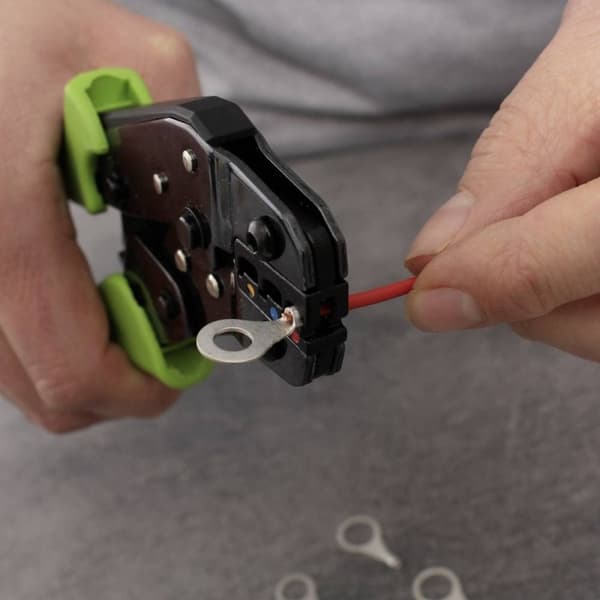 Quadrios 23C498 tværsnit ringkabelsko (maks.) = 1,5 mm² hul Ø = 6,5 mm uisoleret 100 stk. (23
