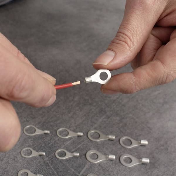Quadrios 23C498 tværsnit ringkabelsko (maks.) = 1,5 mm² hul Ø = 6,5 mm uisoleret 100 stk. (23