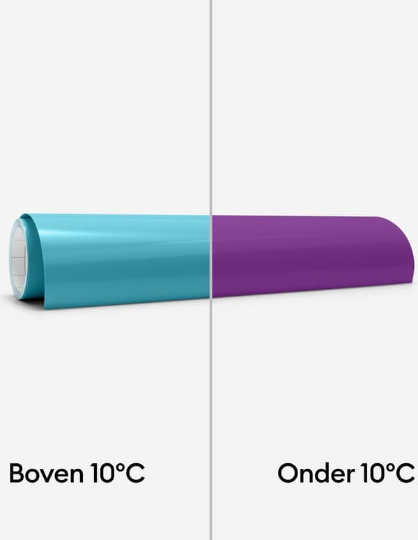 Cricut Color Changing Vinyl - kall - permanent - par - 30x60cm