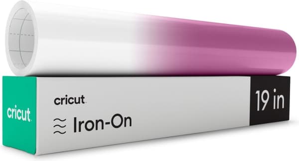 Cricut Color Changing Iron-On - UV aktiveret - pastelrød - 30x48cm