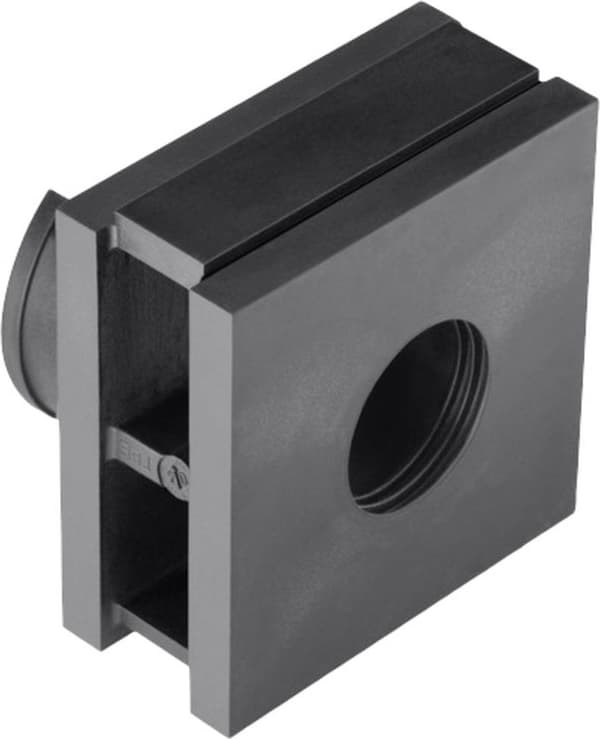 HellermannTyton VP-L_18-19_Ins-sgl-PL-BK Enkelt gennemføring Halogenfri TPE Sort 1 stk.