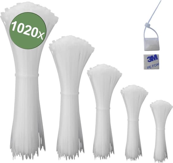 Quadrios 23CA240 23CA240 kabelbindere med UV stabile 1020 stk.