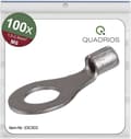 Miniatyrbillede 1 af 4: Quadrios 23C503 tværsnit ringkabelsko (maks.) = 2,5 mm² hul Ø = 6,5 mm uisoleret 100 stk. (23
