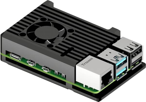 Joy-IT Armor Case BLOCK ACTIVE SBC Case Velegnet til Raspberry Pi udviklingssæt (RB-AlucaseP5-07