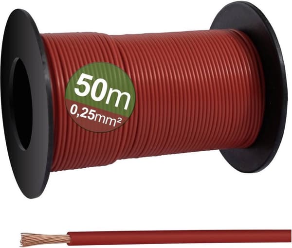 Quadrios 23CW022 stor tråd 0,25 mm² 50 m