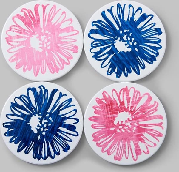 Cricut Infusible Ink Keramiske Coasters, 4-pack (hvid, rund)