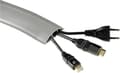 Miniatyrbillede 2 af 6: Hama 00220983 Kabelkanal PVC Grå fleksibel (LxBxH) 1800 x 60 x 10 mm 1 stk.