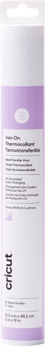 Cricut Color Changing Iron-On - UV aktiveret - pastel violet - 30x48cm