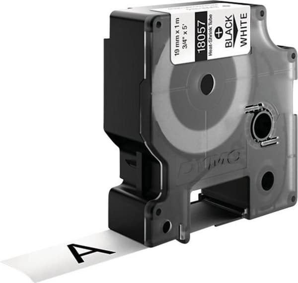 DYMO RhinoPRO krympeslange - polyolefin varmekrympeslange - hvid - rulle (1,9 cm x 1,5 m) - 1 rulle(r) (S0718330/