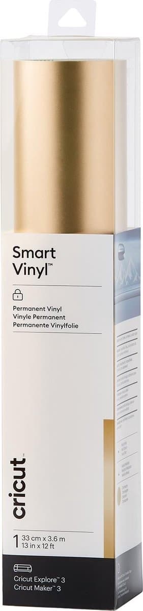 Cricut Smart Vinyl Permanent 33x366cm 1 ark (Mat Champagne)