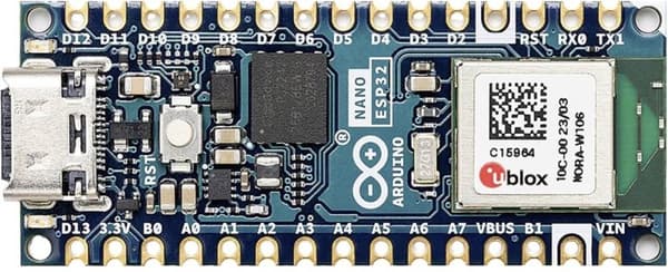 Arduino ABX00092 Board Nano ESP32 utan headers Nano