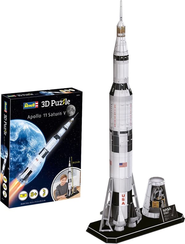 Revell 00250 Apollo 11 Saturn V 3D-puslespil