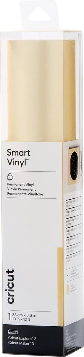 Cricut Smart Vinyl Permanent 33x366cm 1 ark (Gloss Gold)