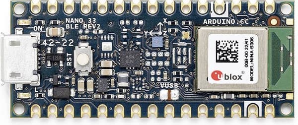 Arduino ABX00071 Board Nano 33 BLE Rev2 Nano ARM® Cortex®-M4