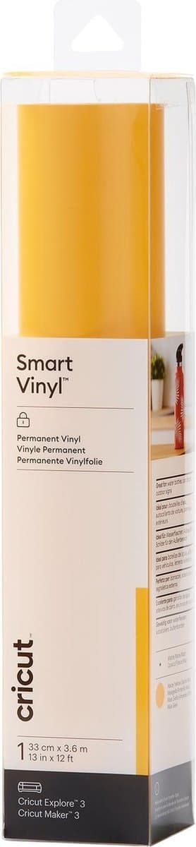 Cricut Smart Vinyl Permanent 33x366cm 1 ark (Corn Yellow)