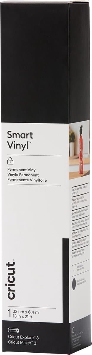 Cricut Smart Vinyl Permanent 33x640cm 1 ark (sort)