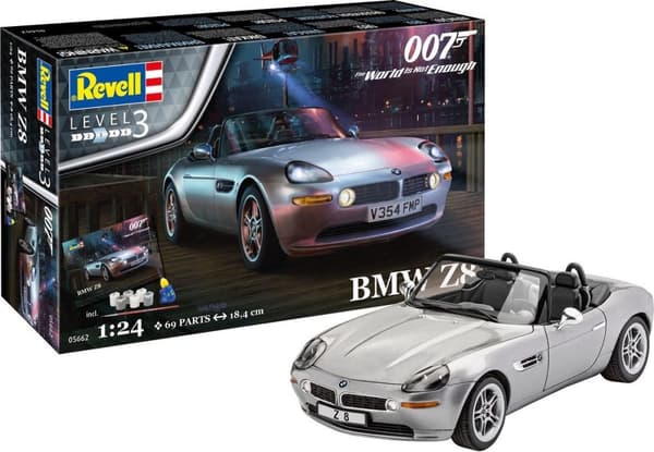 1:24 Revell 05662 James Bond 007 - BMW Z8 - Presentset plastmodellsats