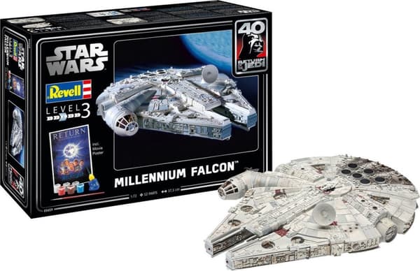 1:72 Revell 05659 Millennium Falcon - Star Wars - Giftset Plast Model Kit